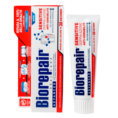 Зубная паста Biorepair Sensitive Double Action, 75 мл