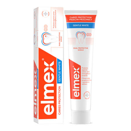 Зубная паста ЭЛМЕКС Elmex Caries Protection Gentle White, 75 мл