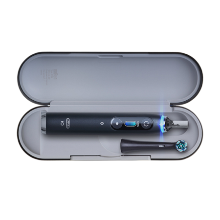 Футляр для электрической зубной щетки Oral-B iO, черный + з/у (с функцией зарядки)