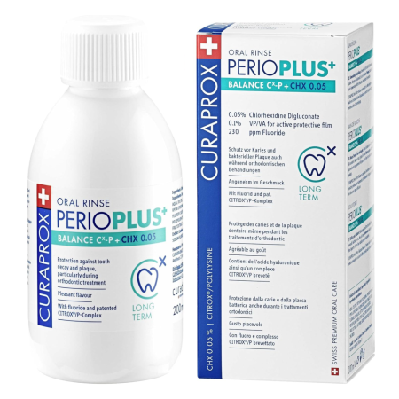CURAPROX ополаскиватель PerioPlus BALANCE (chx 0.05%), 200 мл.