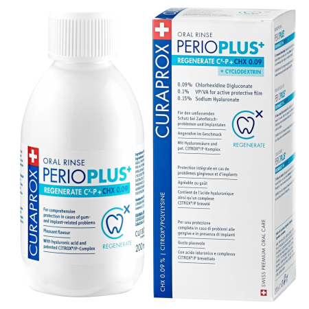 CURAPROX ополаскиватель PerioPlus REGENERATE (chx 0.09%), 200 мл.