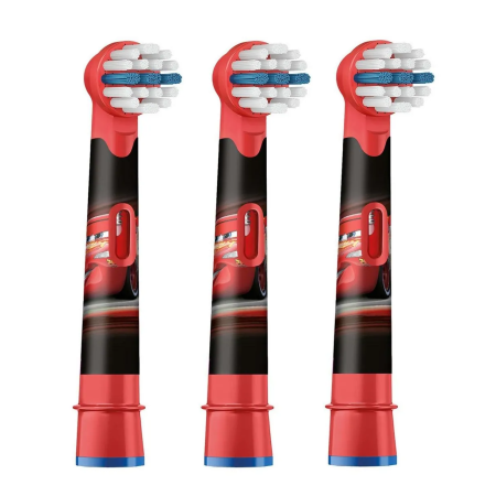 БЛИСТЕР ИЗ 3 насадок Braun Oral-B Stages Kids Тачки КРАСНЫЕ