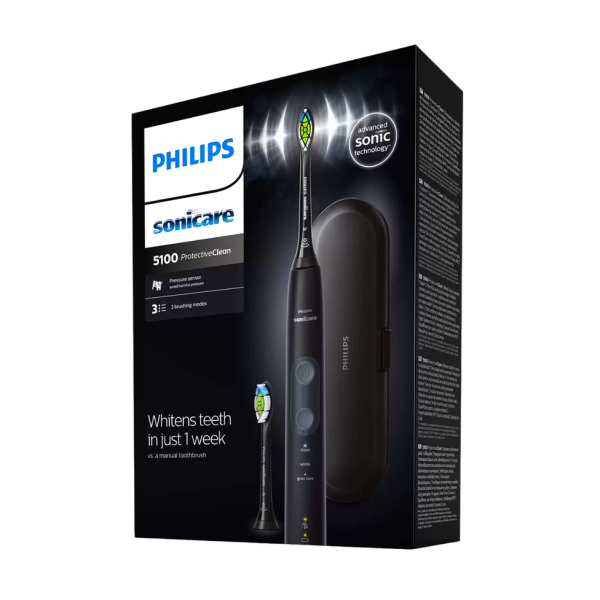 HX6850/47 - звуковая щетка PHILIPS Sonicare ProtectiveClean 5100 Black
