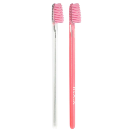 Зубная щетка R.O.C.S. Классическая средняя РОЗОВАЯ Зубная щетка R.O.C.S. Классическая средняя РОЗОВАЯ