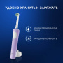 NEW!!! Электрическая зубная щетка Oral-B Vitality Pro Protect X Clean Lilac Сиреневая (D103.413.3), + 2 насадки Sensitive
