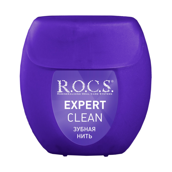 Зубная нить R.O.C.S. EXPERT CLEAN, 40 м