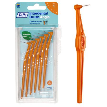 Ершик межзубный TePe Angle ORANGE 0.45, 6 шт