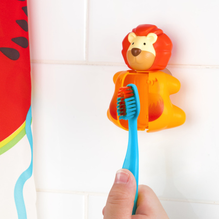 Держатель Flipper FUN Animal с зубной щеткой - Лев Держатель Flipper FUN Animal с зубной щеткой - Лев