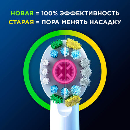 БЛИСТЕР ИЗ 3 насадок Braun Oral-B 3D White