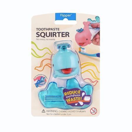 Miradent FLIPPER WHALE BLUEY - дозатор зубной пасты, голубой Miradent FLIPPER WHALE BLUEY - дозатор зубной пасты, голубой