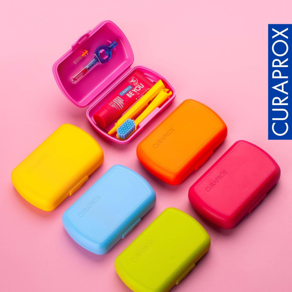 Дорожный набор CURAPROX BE YOU розовый