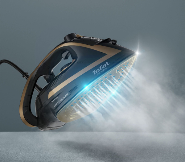 Утюг Tefal Puregliss FV8064E0, черный/золотой