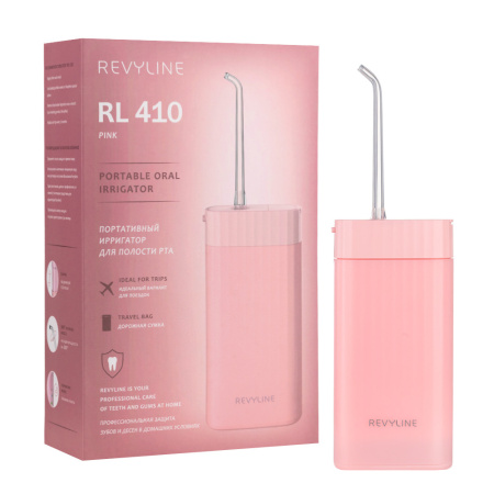 Ирригатор портативный Revyline RL 410 Pink (розовый)