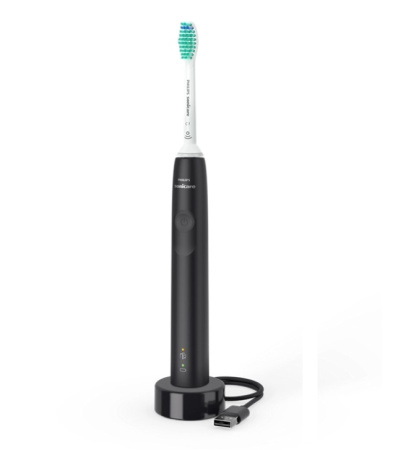 HX3671/14 - звуковая щетка PHILIPS Sonicare 3100 series, черная (1 НАСАДКА)