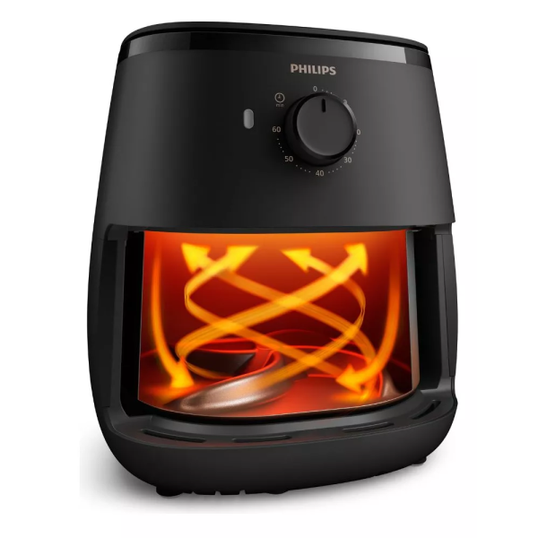 Аэрогриль Philips 3000 Series Ovi HD9100/80 1500 Вт, черный Аэрогриль Philips 3000 Series Ovi HD9100/80 1500 Вт, черный