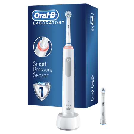 Электрическая зубная щетка Oral-B Laboratory Professional Clean & Protect 3, Белая (D505.523.3)