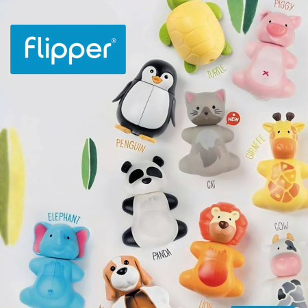 Держатель Flipper FUN Animal с зубной щеткой - Лев Держатель Flipper FUN Animal с зубной щеткой - Лев