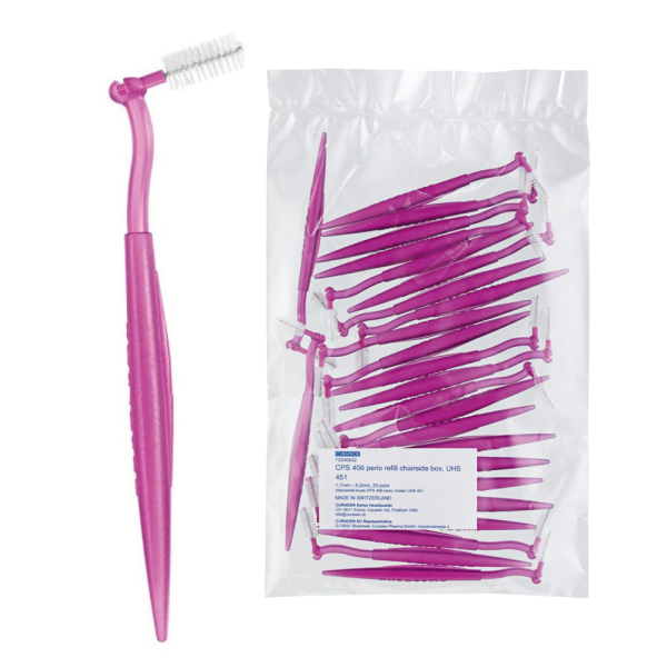 CURAPROX Набор ершиков 25 шт - Perio Clinicpack CPS 406 (1,7 мм) с держателями UHS 451/UHS 470