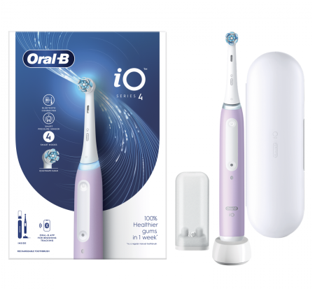 Электрическая зубная щетка ORAL-B iO Series 4N Lavender с футляром (iOG4.1A6.1DK)