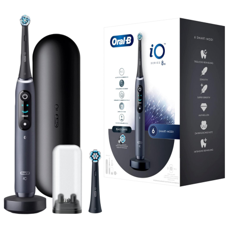 Электрическая зубная щетка Oral-B iO Series 8N Black Onyx (iOM8.2Q2.2BD)