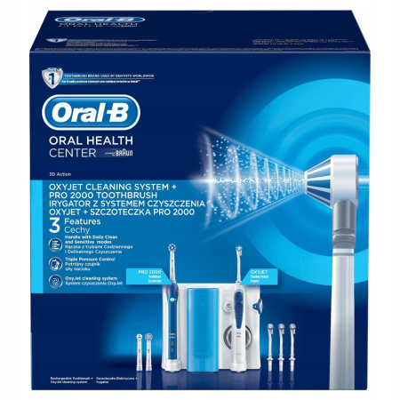 Зубной центр Oral-B Professional Care OxyJet + PRO 2000 (OC501.535.2)