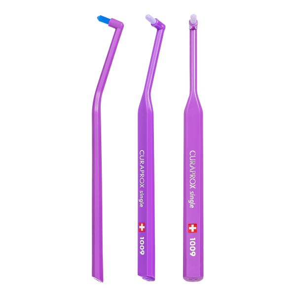 Монопучковая щетка CURAPROX CS1009 ФИОЛЕТОВАЯ