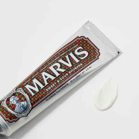 Зубная паста MARVIS Sweet & Sour Rhubarb - Кисло-сладкий Ревень, 75 мл (Большая)