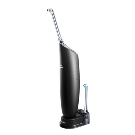 HX8438/03 - Ирригатор PHILIPS Airfloss Ultra, Черный (2 насадки)