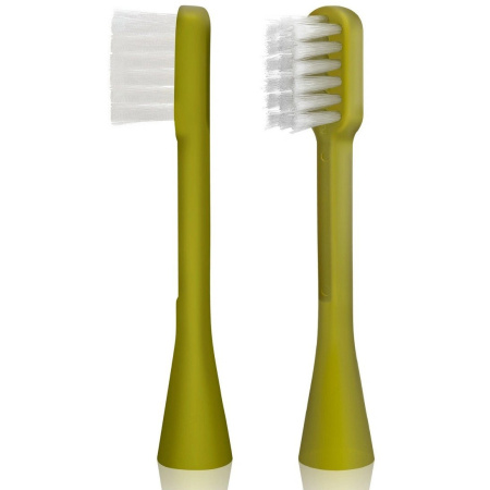 Насадки HAPICA BRT-7Gp Панда 3-10 лет, 2 штуки ЗЕЛЕНЫЕ