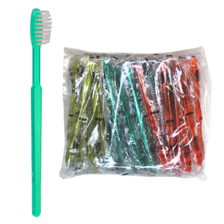 НАБОР Sherbet – зубная щетка, с нанесенной зубной пастой, средней жесткости, 50 шт