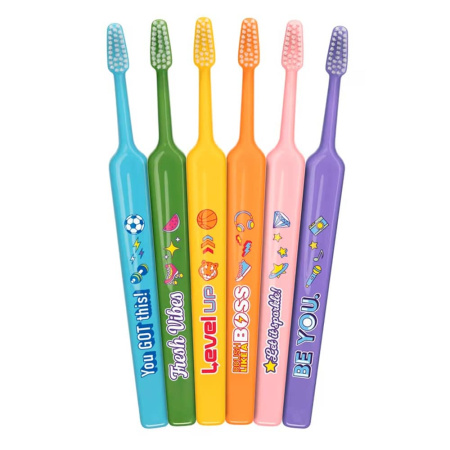 Набор детских зубных щеток TePe Kids #1 Extra Soft (от 6 лет), 4 шт