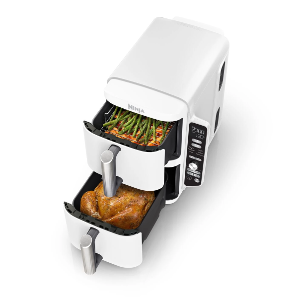Аэрогриль Ninja Double Stack SL400EUWH XL 9,5 л, белый