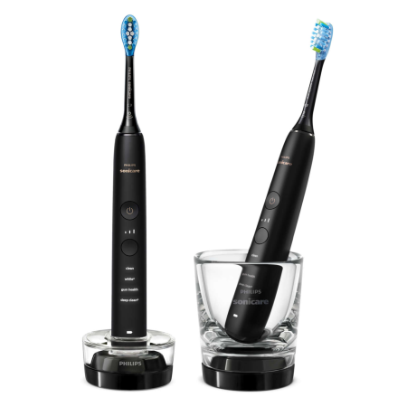 Набор электрических зубных щеток Philips Sonicare DiamondClean 9000 HX9914/54 Черная/Черная