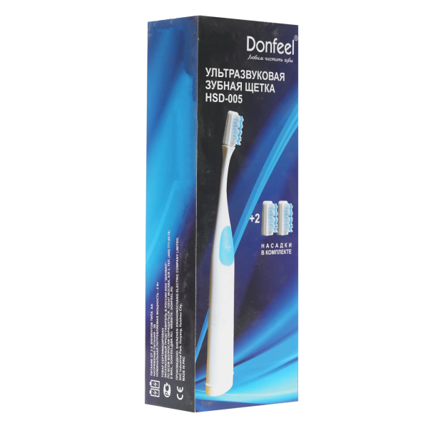 Ультразвуковая зубная щетка Donfeel HSD-005, розовая