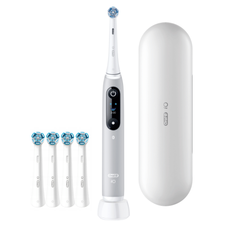 Электрическая зубная щетка ORAL-B iO Series 6 Grey Opal, 1+4 насадки Ultimate Clean (iOM6.1B6.2DK - type 3795)