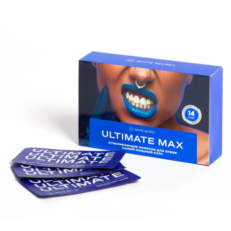 Отбеливающие полоски White Secret Ultimate Max, 14 саше