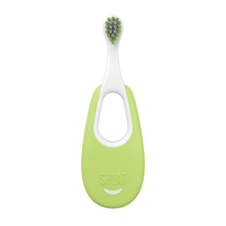 Зубная щетка SPLAT Baby (0-3 лет), мягкая, САЛАТОВАЯ