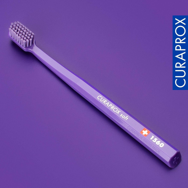Зубная щетка CURAPROX "soft" CS1560 ФИОЛЕТОВАЯ