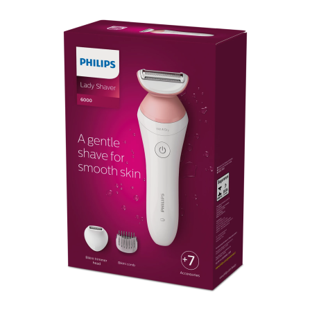 Эпилятор Philips BRL146/00, белый/розовый