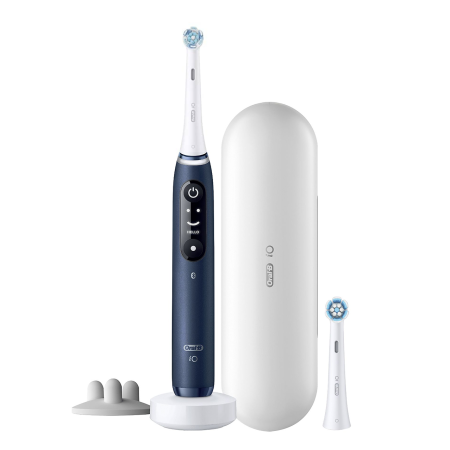 Электрическая зубная щетка Oral-B iO Series 7s Sapphire Blue, 2 насадки, iOM7. 2I1.3BC