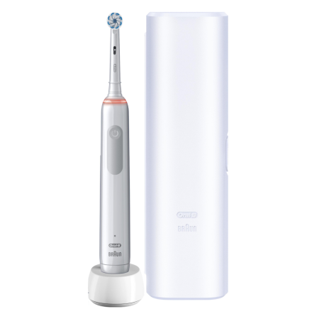 Электрическая зубная щетка ORAL-B Pro 3 Sensi белая D505.513.3X + футляр (1 насадка)