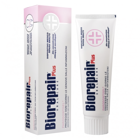 Зубная паста Biorepair PLUS Parodontgel - Пародонтогель, 75 мл - PLUS!!!