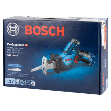 Сабельная пила BOSCH GSA 12V-14, коробка