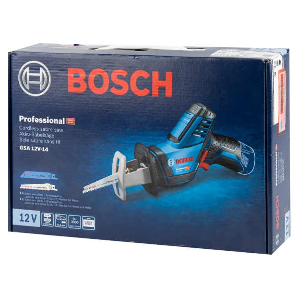Сабельная пила BOSCH GSA 12V-14, коробка