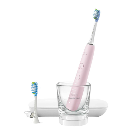 Электрическая зубная щетка Philips Sonicare DiamondClean 9000 HX9912/78, розовый