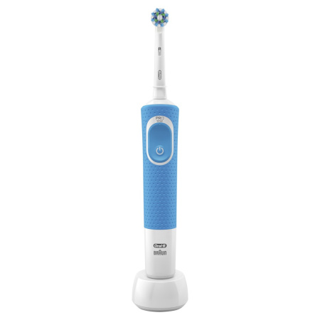 Электрическая зубная щетка Oral-B Vitality 100 CrossAction ГОЛУБАЯ (D100.413.1)