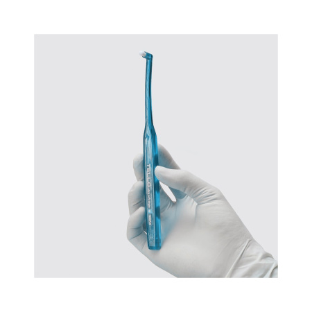 Монопучковая зубная щетка TELLO 1007.5 ultra soft single БИРЮЗОВАЯ