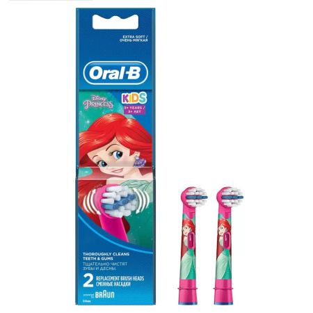 БЛИСТЕР ИЗ 2 насадок Braun Oral-B Stages Kids РУСАЛОЧКИ