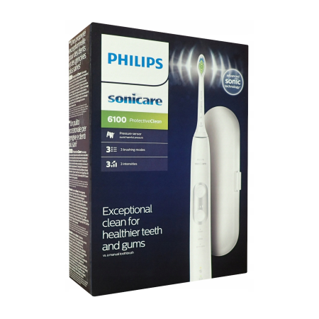 HX6877/28 - звуковая щетка PHILIPS Sonicare ProtectiveClean 6100 White