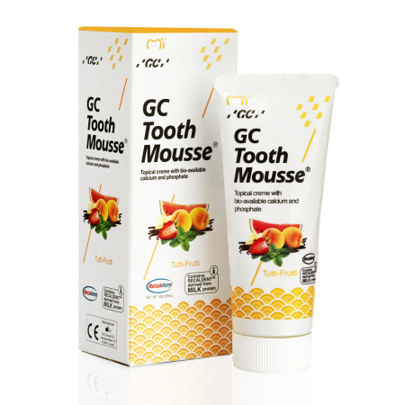 GC Tooth Mousse Реминерализующий гель - Мультифрукт, 35 мл GC Tooth Mousse Реминерализующий гель - Мультифрукт, 35 мл